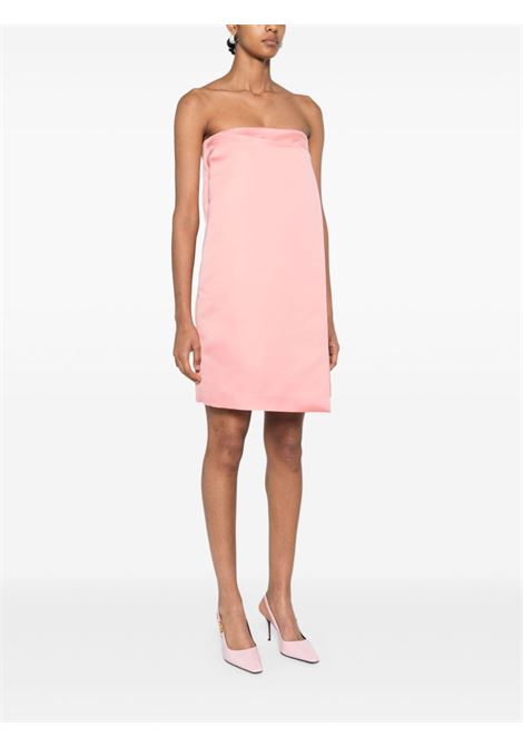 Pink satin wrap mini dress Philosophy di Lorenzo Serafini - women PHILOSOPHY DI LORENZO SERAFINI | 042071350224